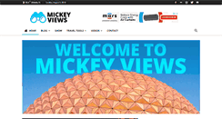 Desktop Screenshot of mickeyviews.com